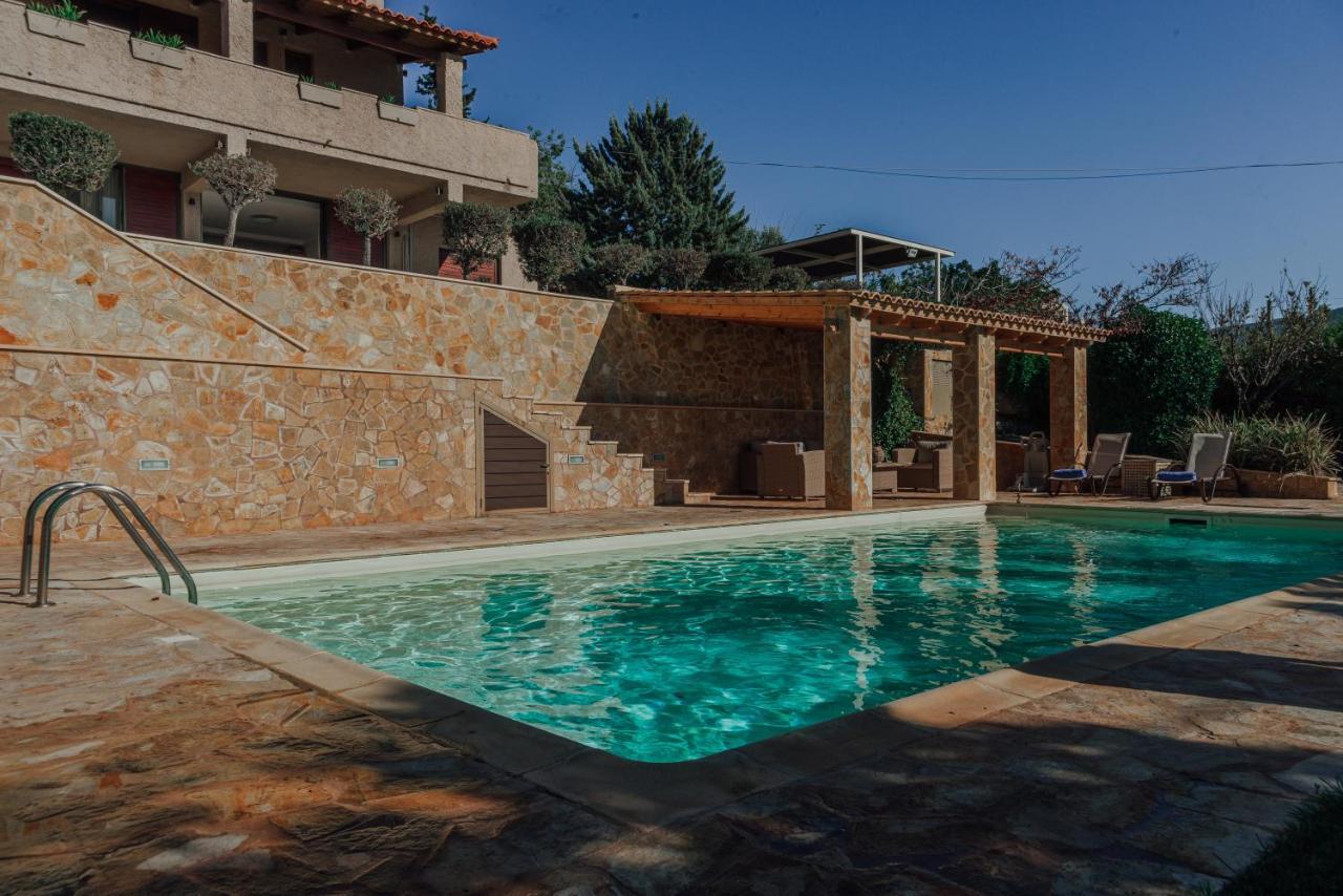 Pool And Sea View Apartments Agia Marina  Luaran gambar